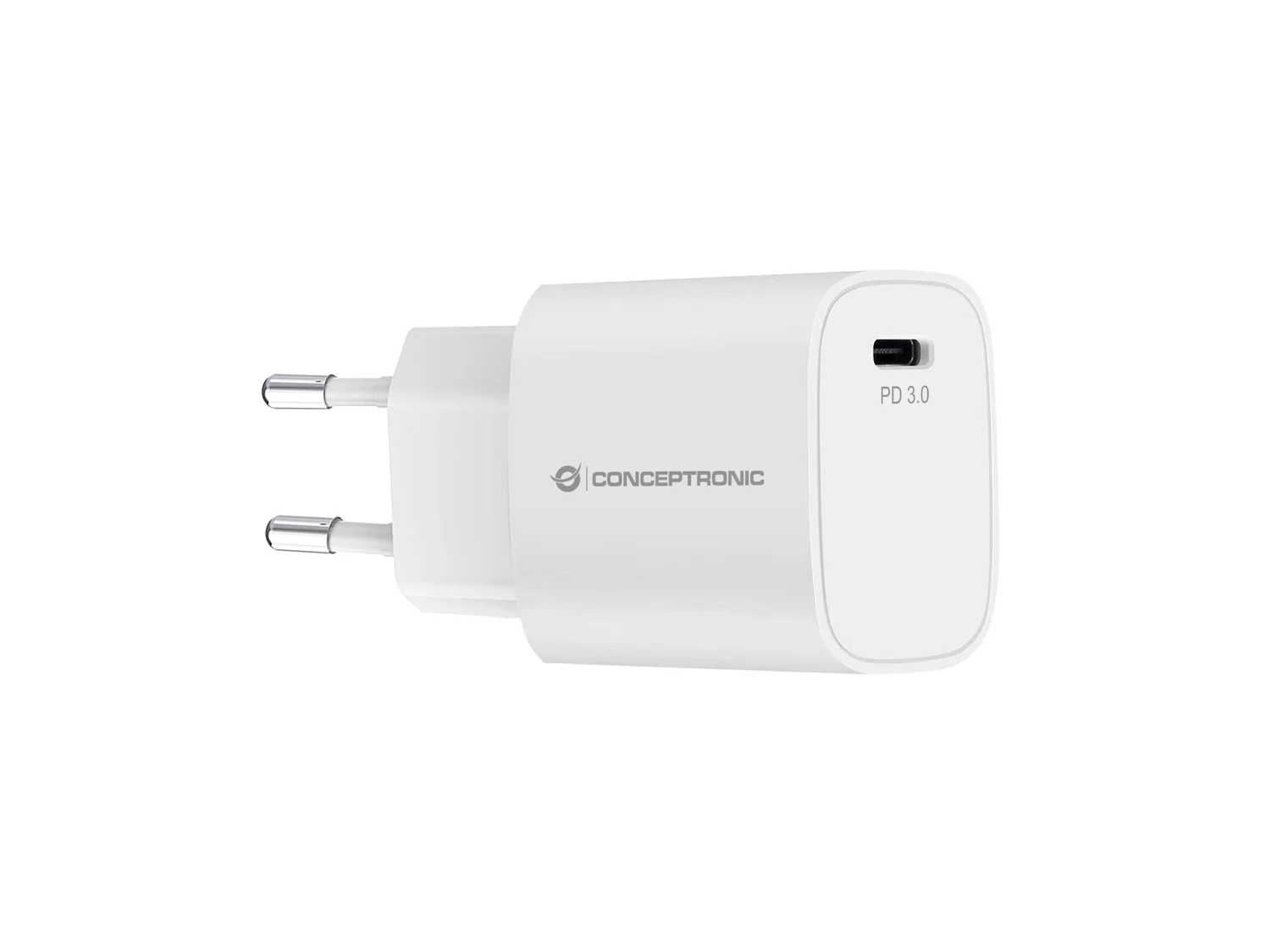 Carregador USB-C Conceptronic ALTHEA14W 20W Power Delivery 3.0 Branco - Imagem 1