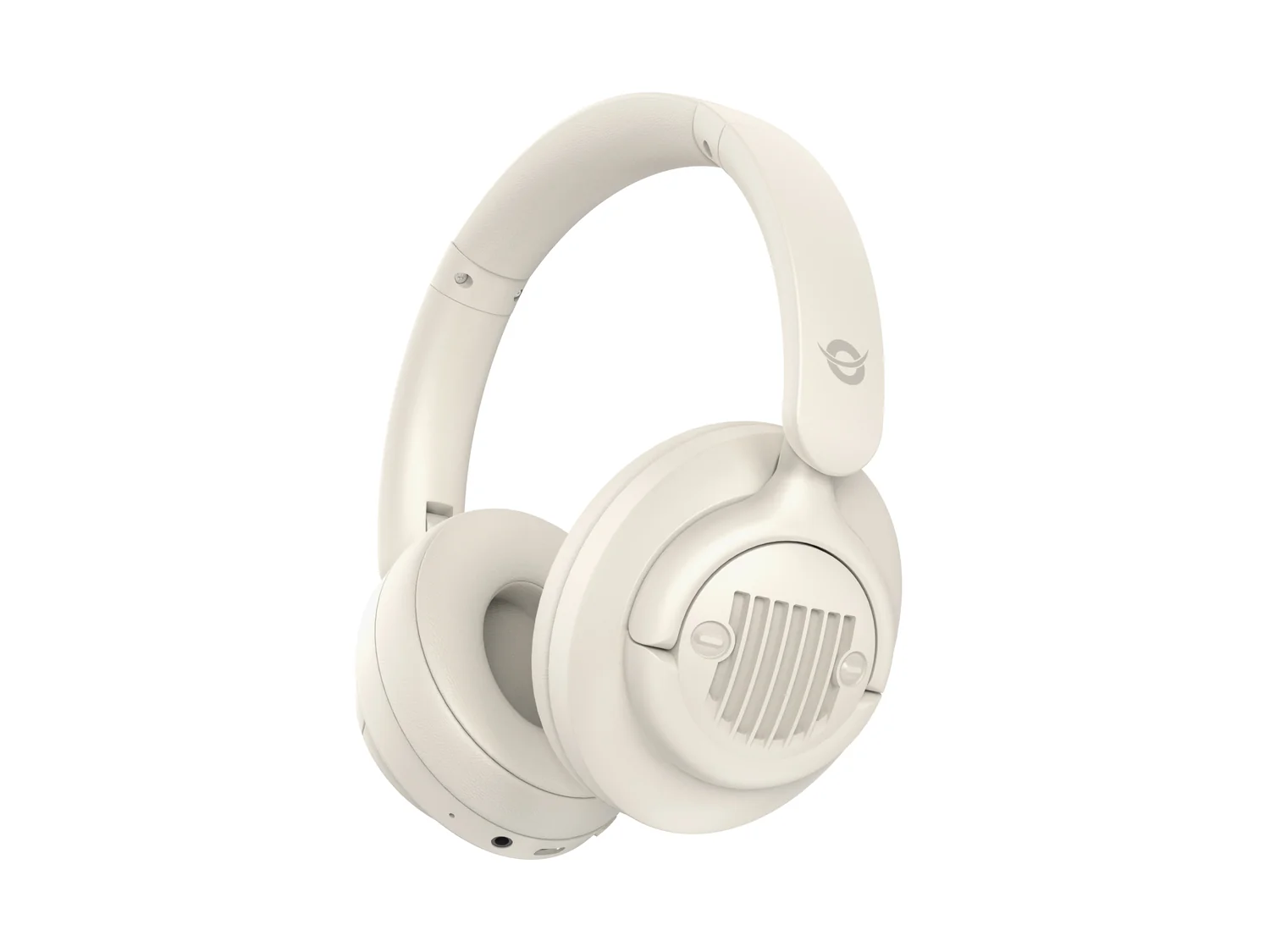 Auscultadores Bluetooth Conceptronic ALVAH02C Cancelamento de Ruído Ativo (ANC) 30h Autonomia Dobrável Creme