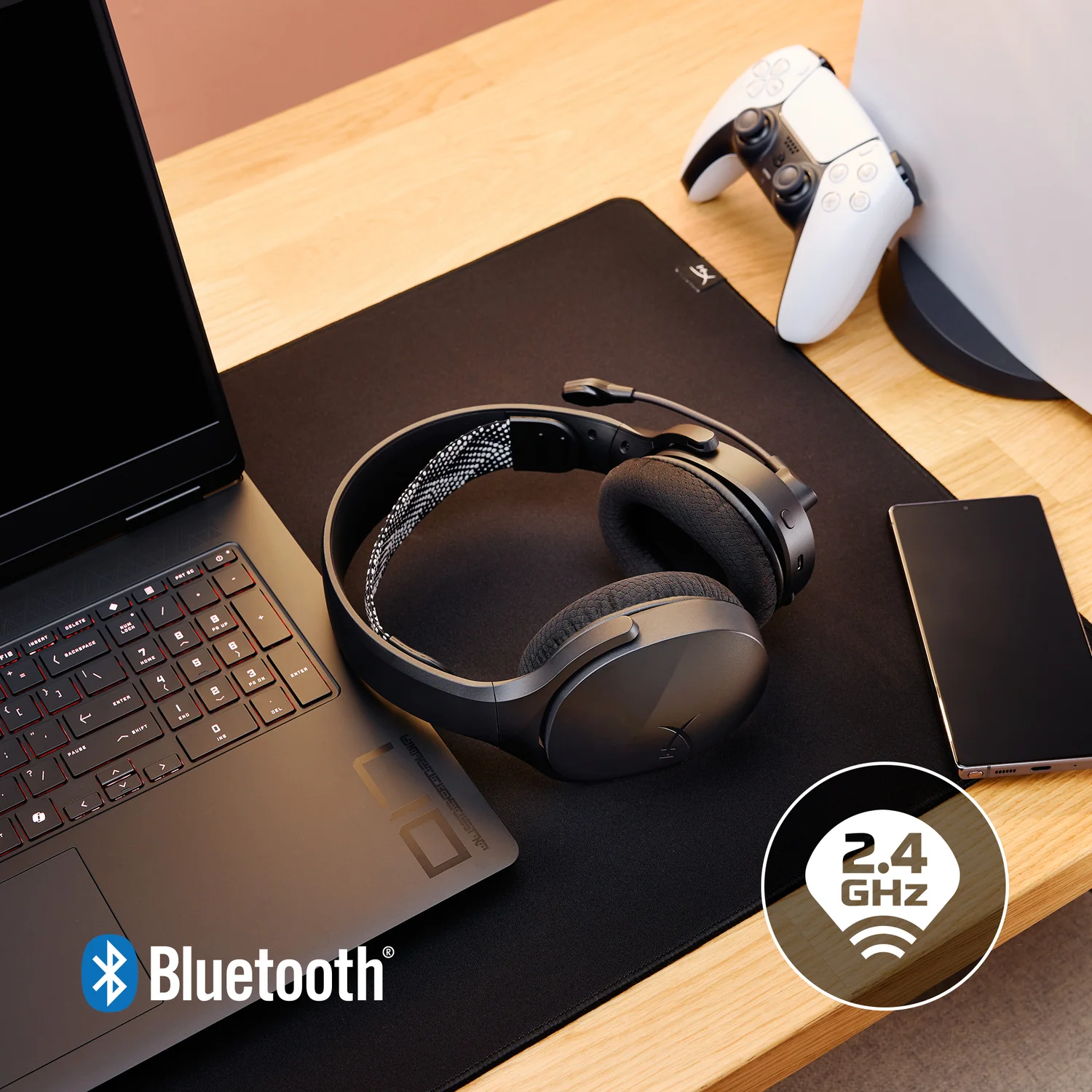 Auriculares Gaming HyperX Cloud Jet Sem Fios Azul-claro AM7A0AA - Imagem 7