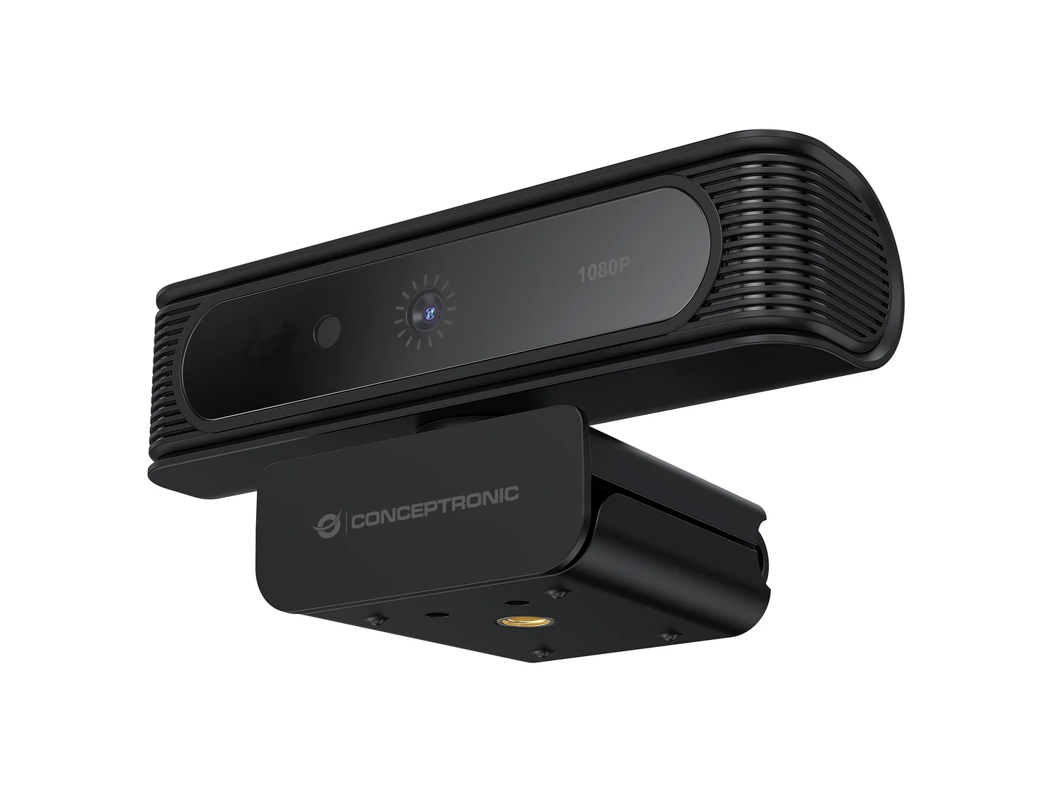 Webcam USB Conceptronic AMDIS09B Full HD 1080p, 2MP, Windows Hello, microfone, preta - Imagem 4