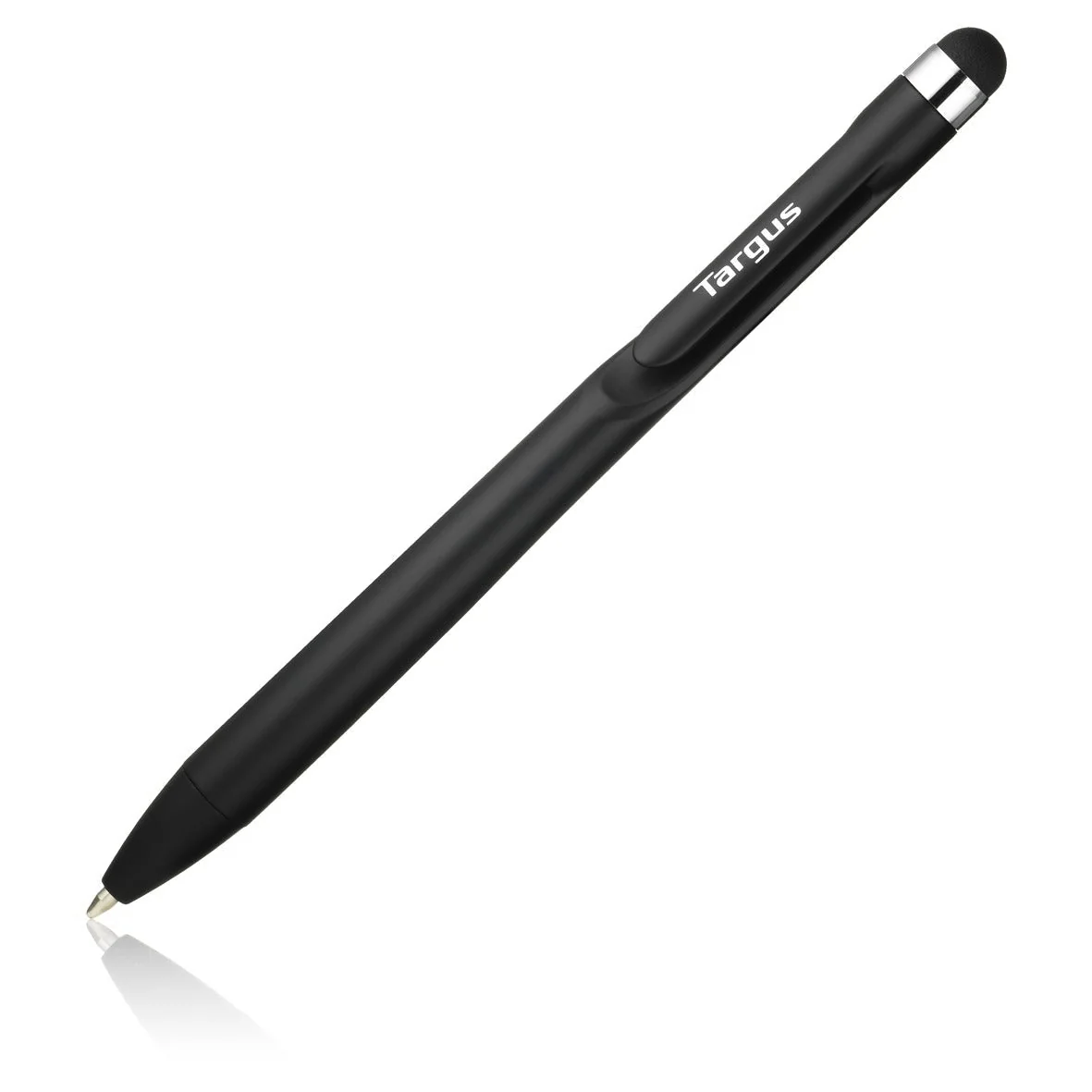 Caneta Stylus Targus 2-em-1 Antimicrobiana Universal Preto/Prateado AMM163AMGL - Imagem 1