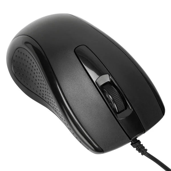 Rato com Fio Targus Antimicrobiano USB Ótico 1000 DPI Preto AMU81AMGL - Imagem 4
