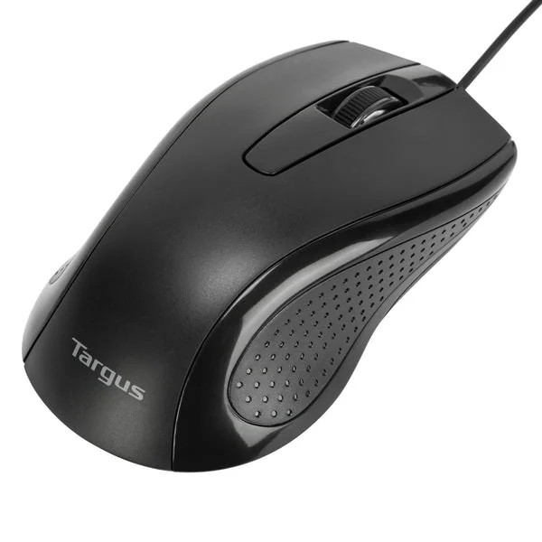 Rato com Fio Targus Antimicrobiano USB Ótico 1000 DPI Preto AMU81AMGL - Imagem 2