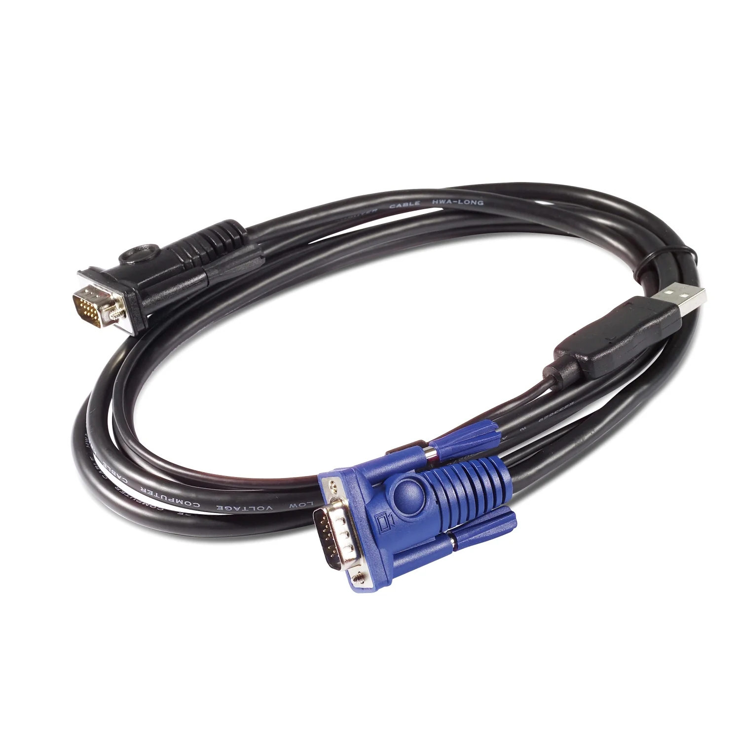 Cabo KVM USB-A para VGA 1,83 m APC AP5253 preto - Imagem 2