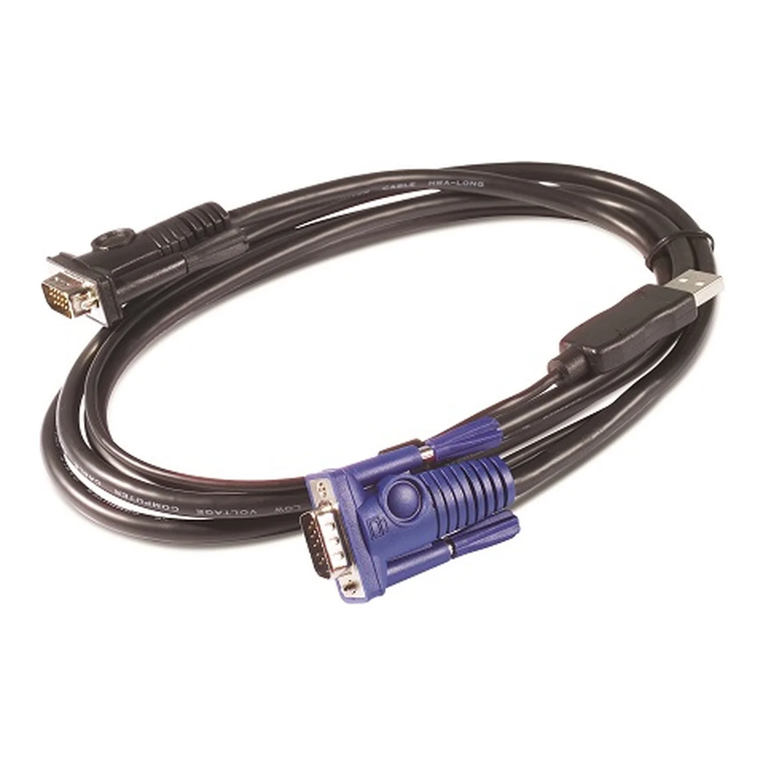 Cabo KVM USB-A para VGA 1,83 m APC AP5253 preto - Imagem 1