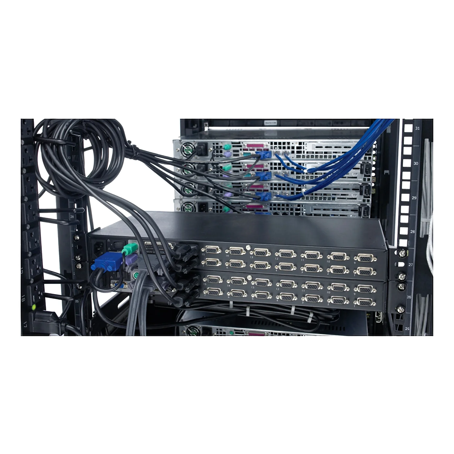 Cabo KVM Daisy-Chain DB25 RS232 1,83m Preto APC AP5263 - Imagem 5