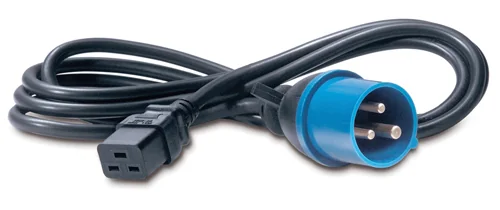 Cabo de alimentação APC C19 para IEC 309 16A 2,5m preto - Imagem 1