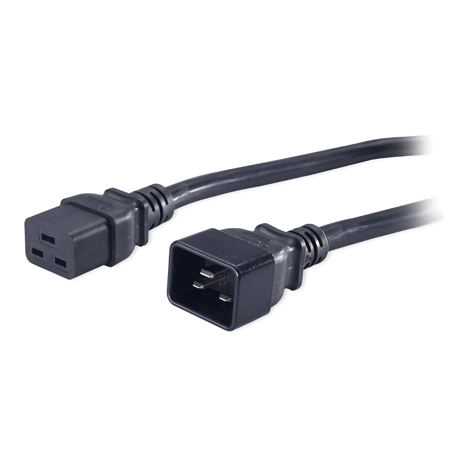Cabo de alimentação APC C19 para C20 16A 100-230V 1,98 metros preto - Imagem 3