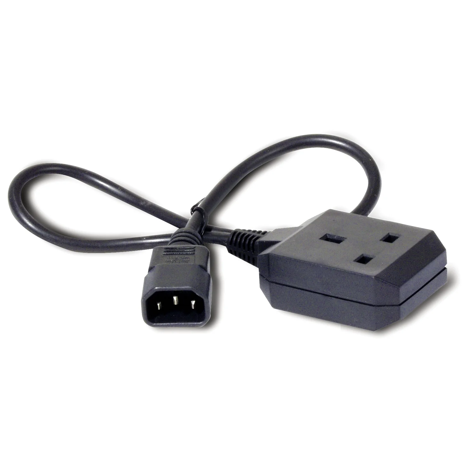 Cabo de alimentação APC C14 para UK BS1363 10A 230V 0,6 metros - Imagem 2