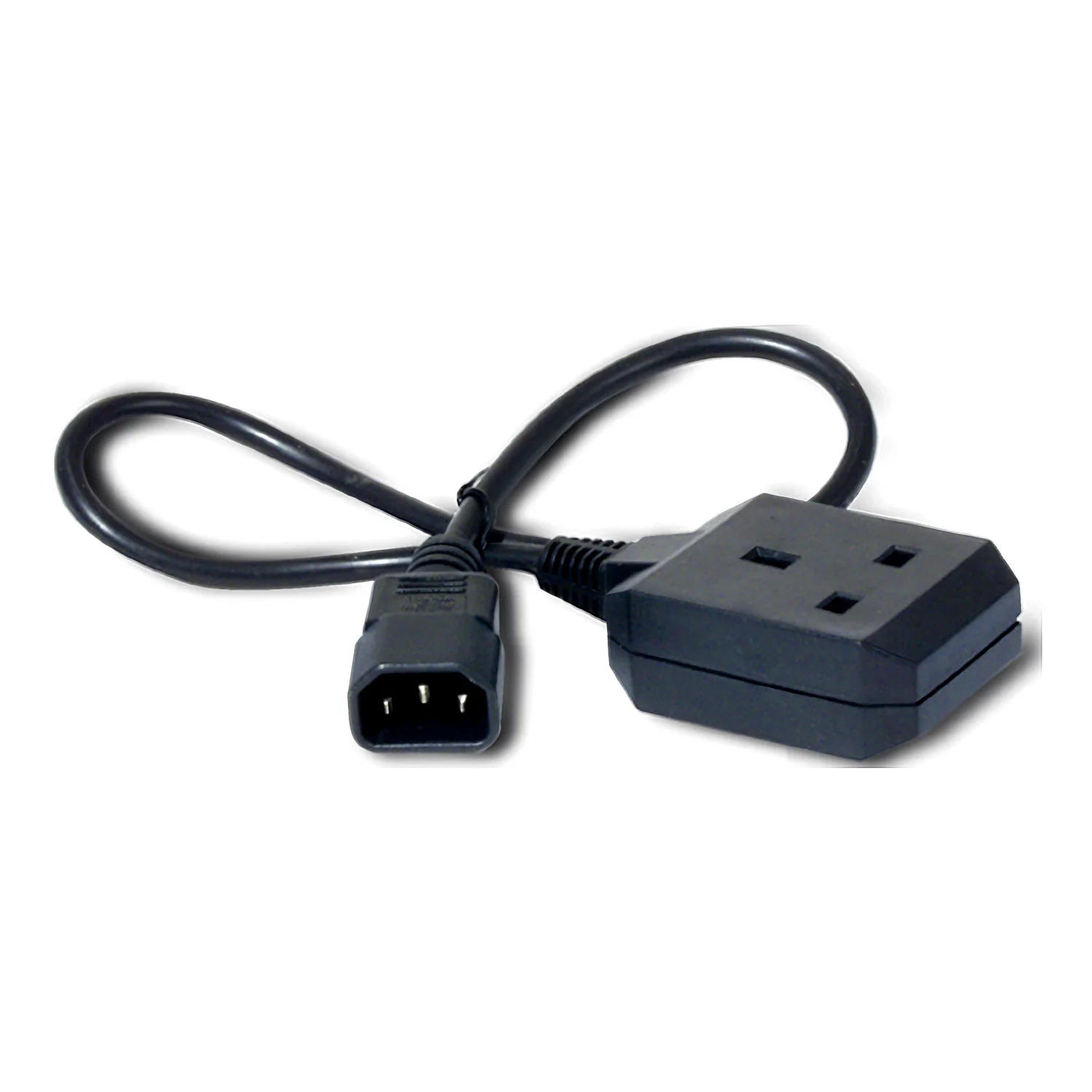 Cabo de alimentação APC C14 para UK BS1363 10A 230V 0,6 metros - Imagem 3