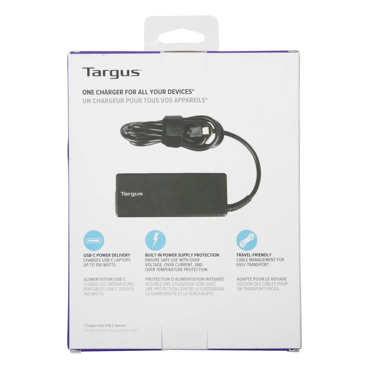 Carregador Targus 100W USB-C PD para Portáteis com Cabo 1.5m Preto - Imagem 9