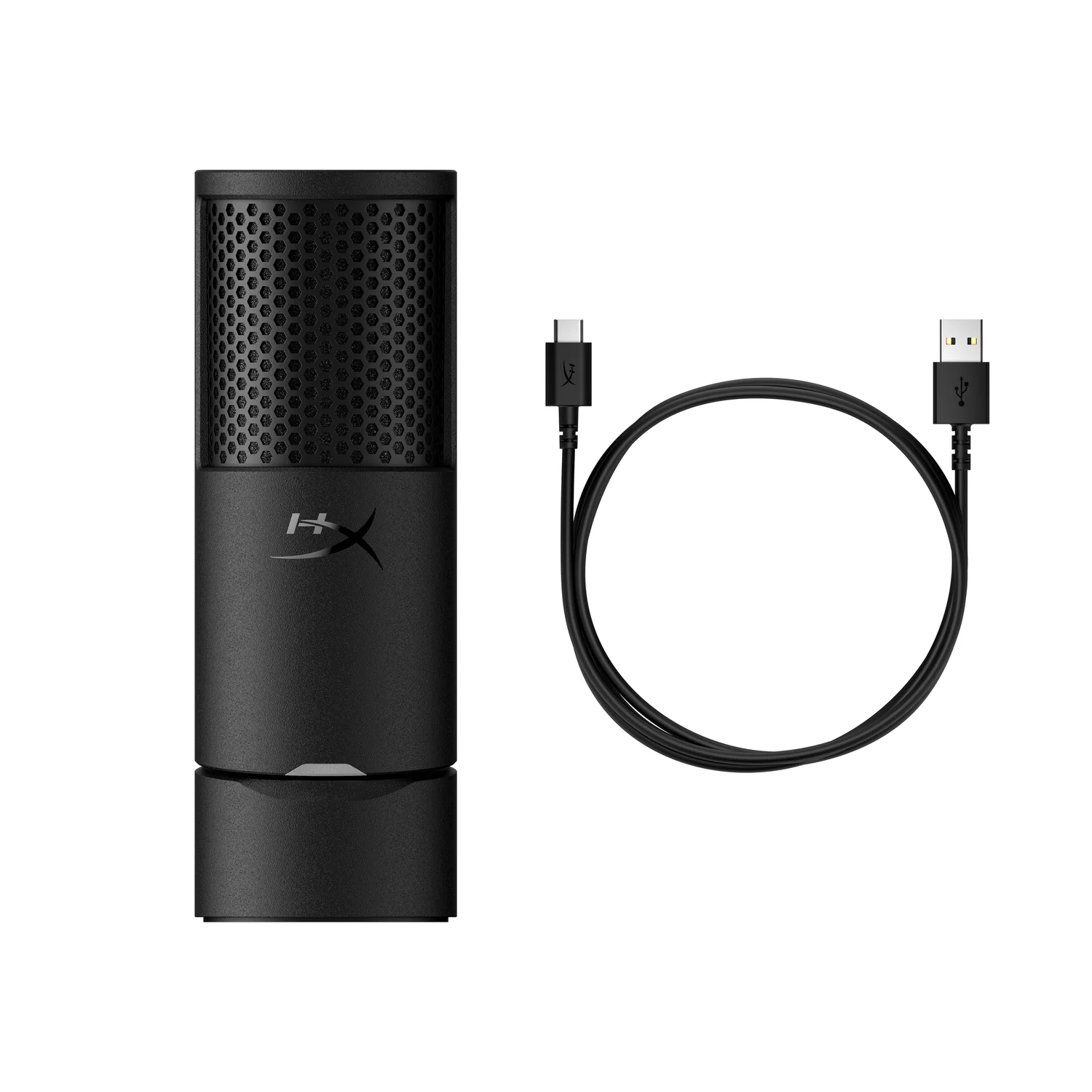 Microfone HyperX SoloCast 2 USB Cardióide Preto para Streaming - Imagem 7