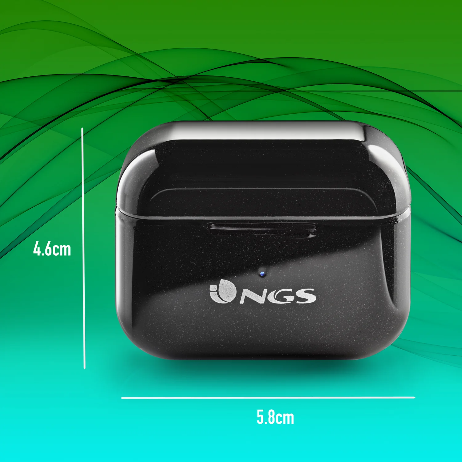 Auriculares Bluetooth True Wireless NGS Artica Bloom até 24h Autonomia USB-C | Preto - Imagem 10