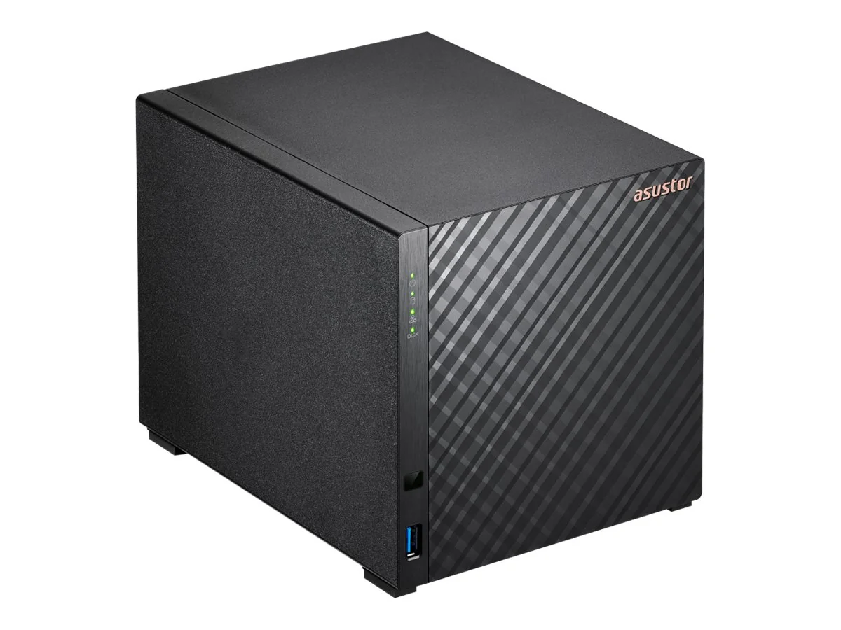 NAS de secretária Asustor Drivestor 4 Gen 2 AS1204T 4 baias Realtek 2.5GbE 1GB