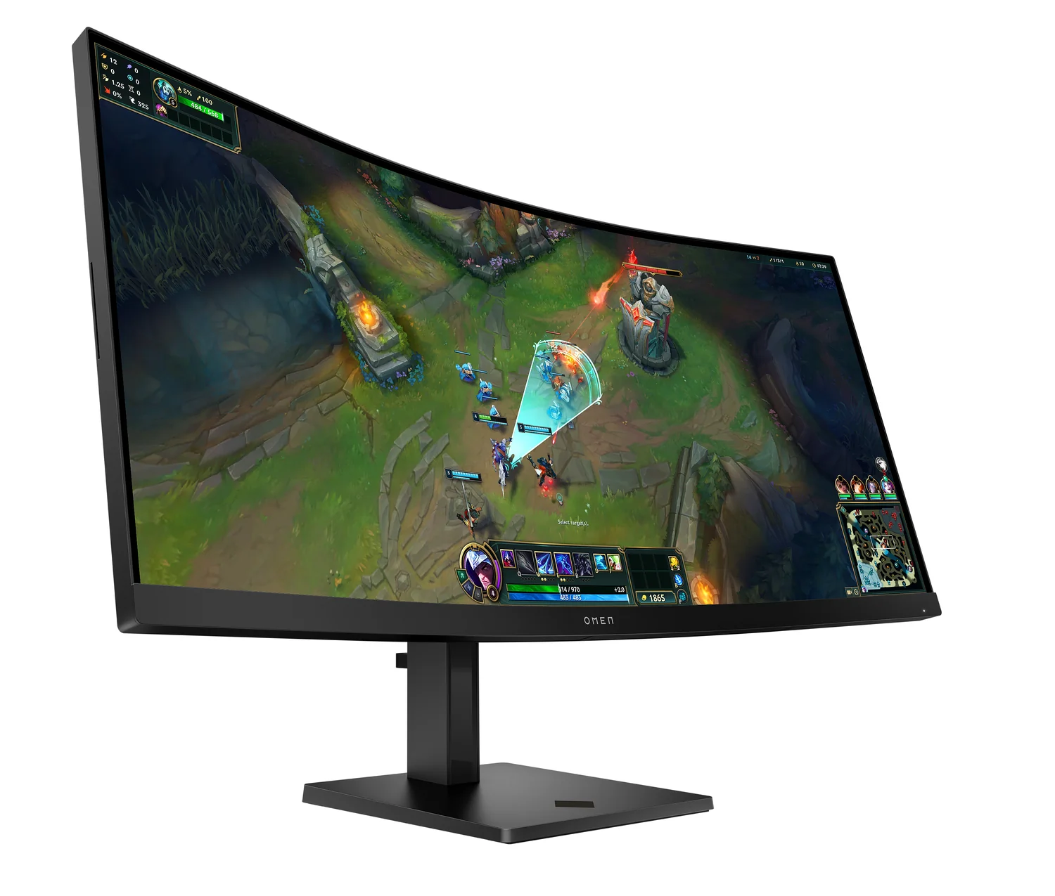 Monitor Gaming Curvo HP OMEN 34c G2 34" WQHD 3440x1440 180Hz 1ms VA HDR400 - Imagem 2