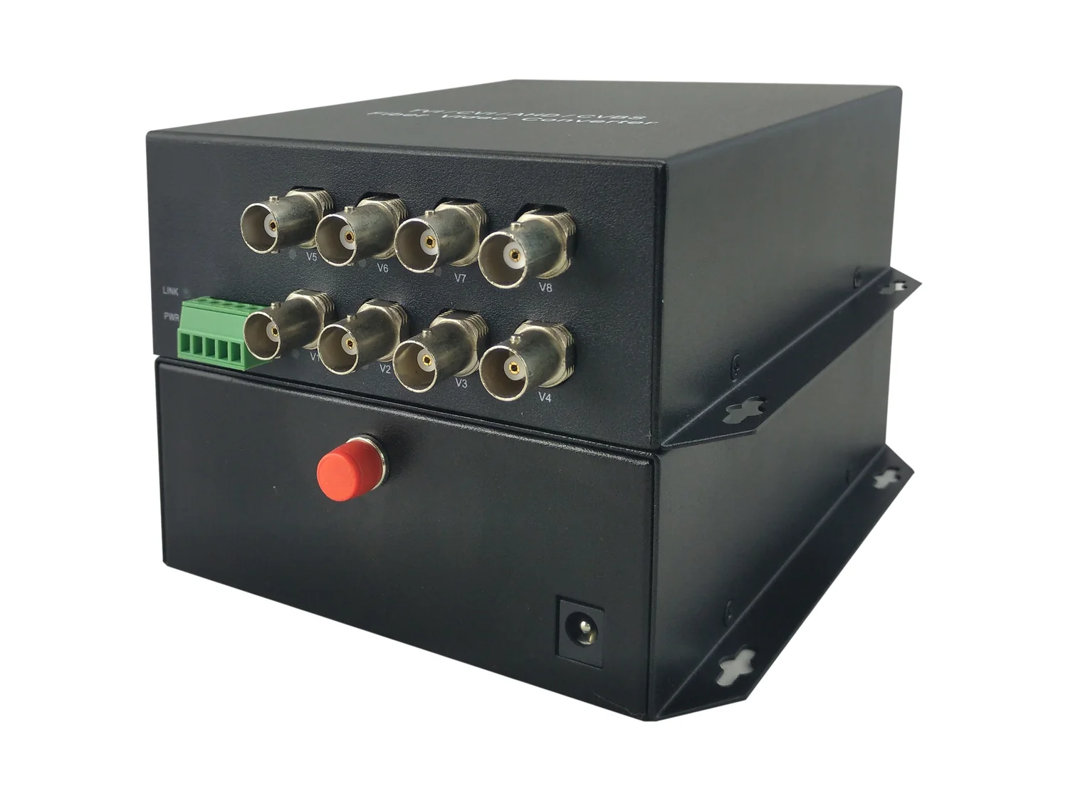 Extensor de Vídeo por Fibra Ótica LevelOne 8 Canais BNC Transmissor AV 20km - Imagem 3
