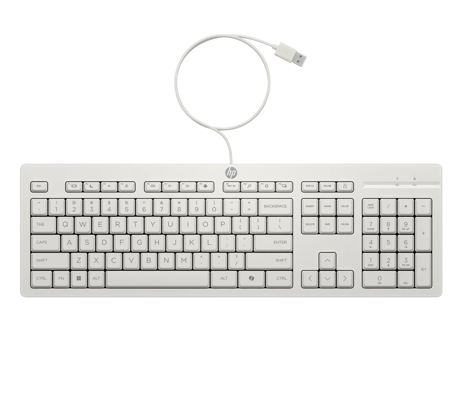 Conjunto Teclado e Rato com Fios HP 225 G2 USB Branco - Imagem 4