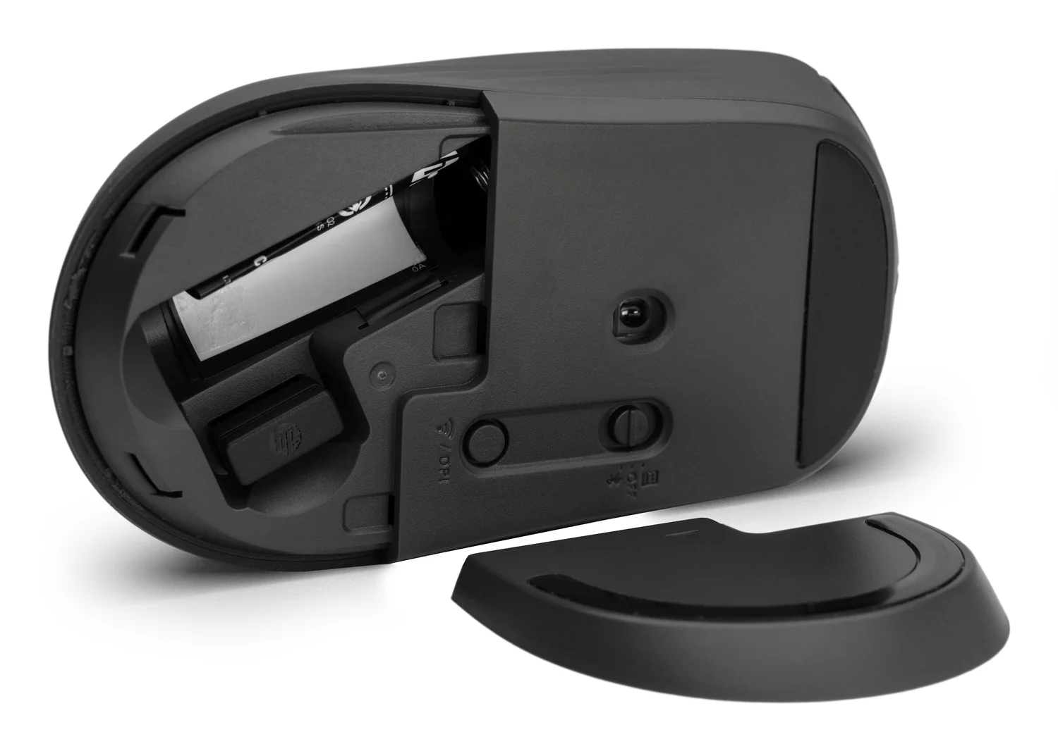 Rato sem fios silencioso HP 400 Bluetooth e 2.4 GHz preto ambidestro - Imagem 4