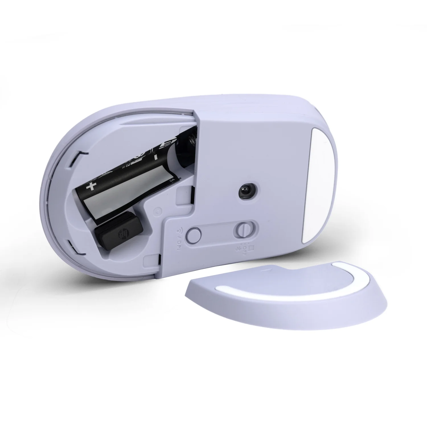Rato Sem Fios HP 400 Silencioso Bluetooth 5.2 RF 6000 DPI Roxo Ambidestro - Imagem 4