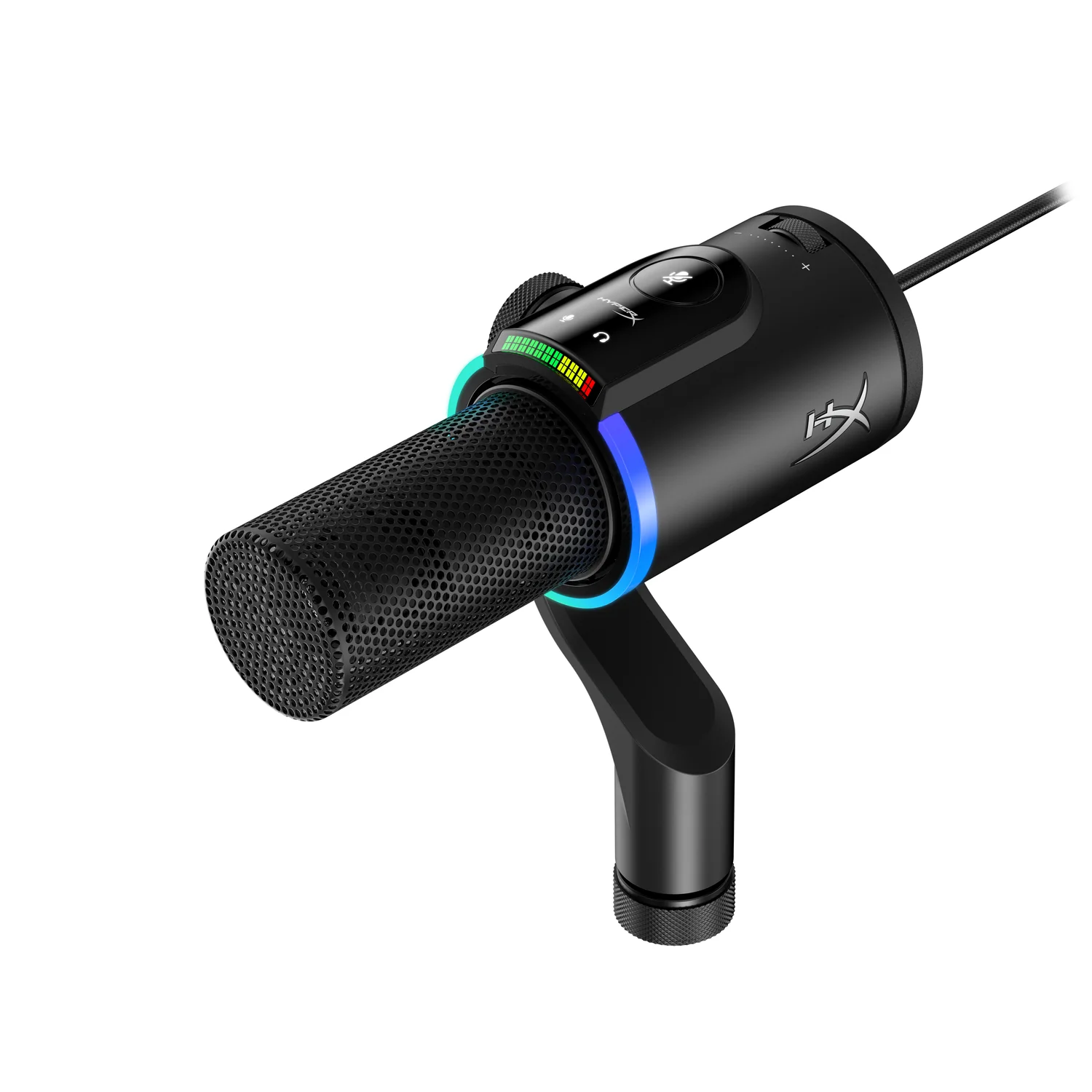 Microfone dinâmico HyperX FlipCast USB-C/XLR cardioide 192kHz preto - Imagem 3