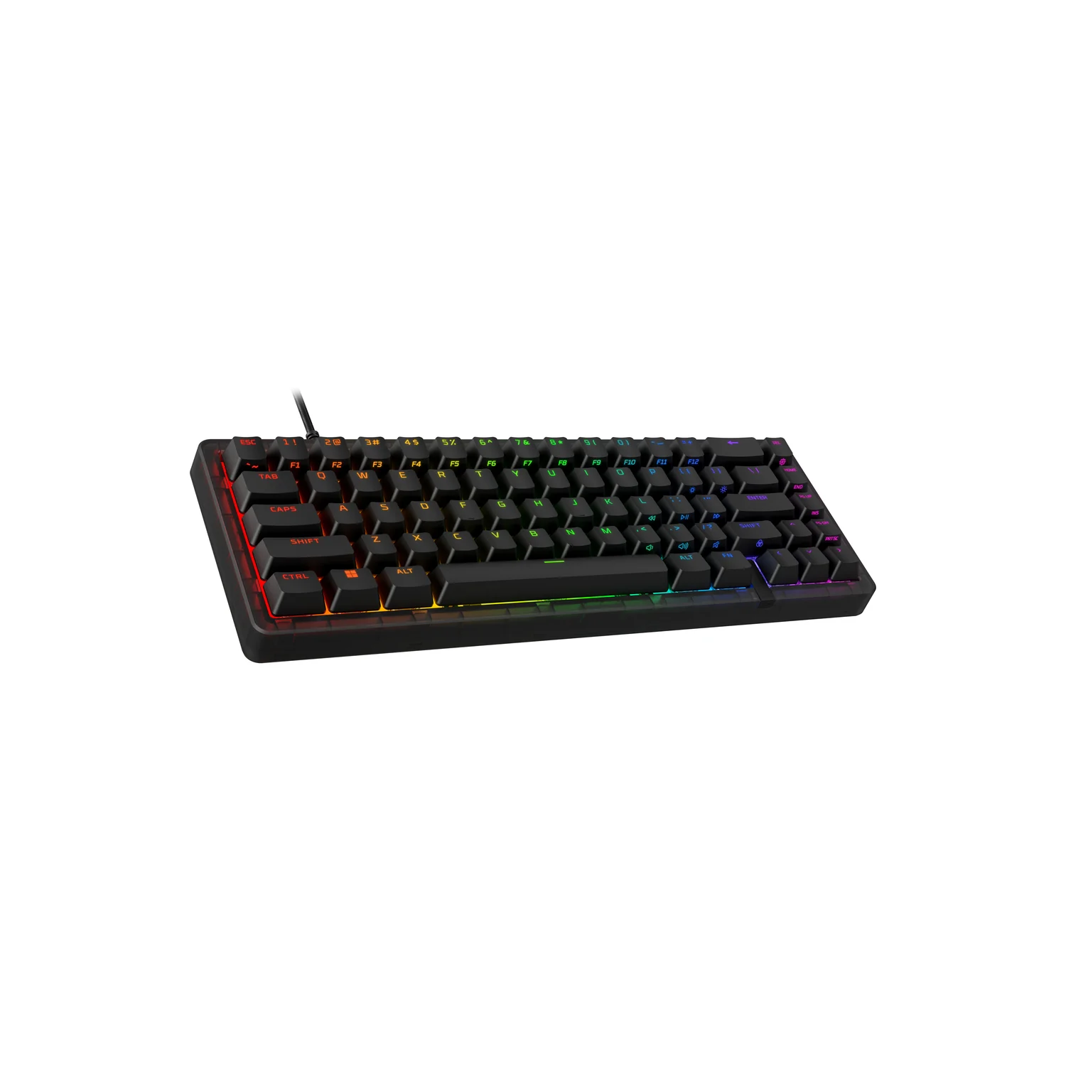 Teclado Gaming HyperX Origins 2 65 Mecânico RGB Hot-Swap Preto