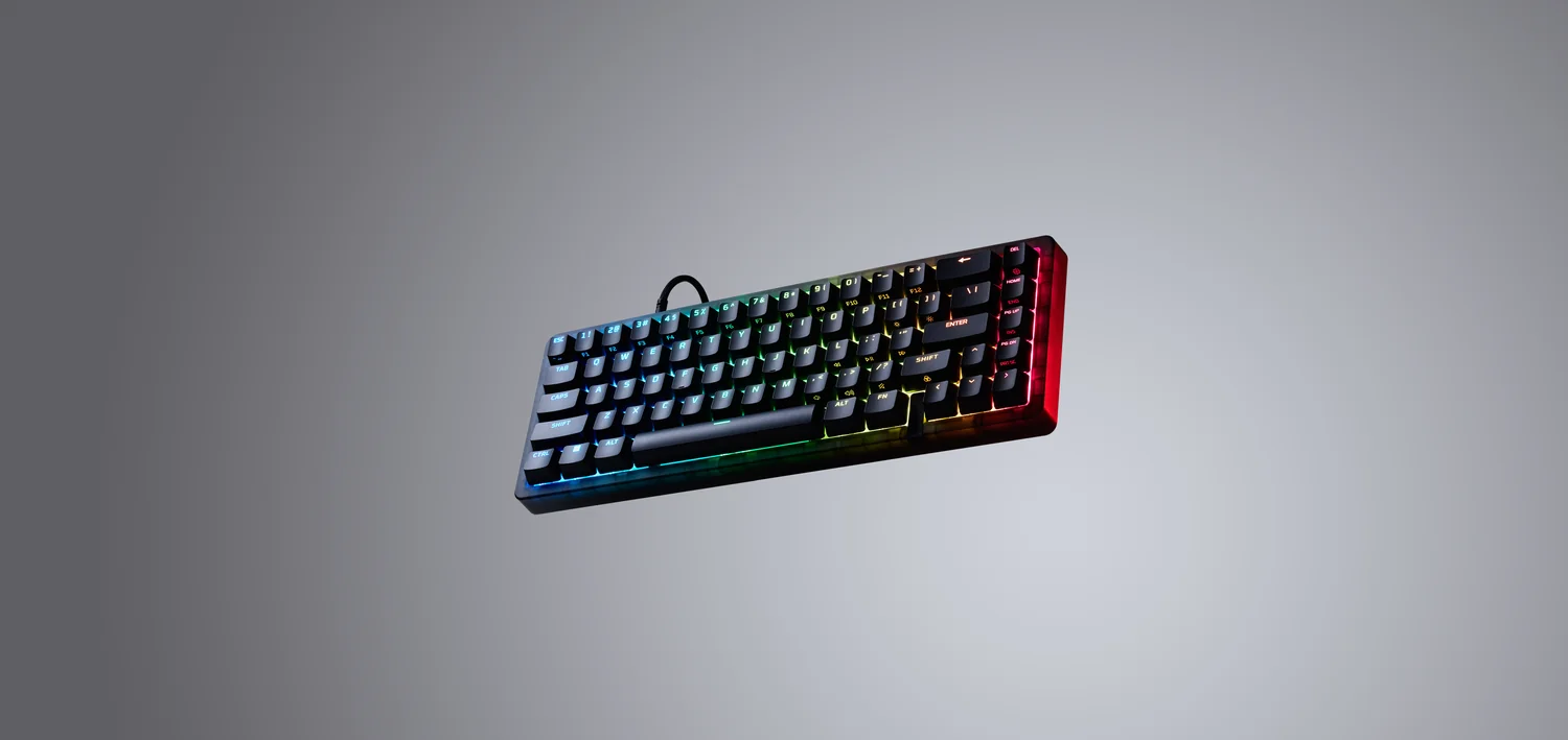 Teclado Gaming HyperX Origins 2 65 Mecânico RGB Hot-Swap Preto - Imagem 5
