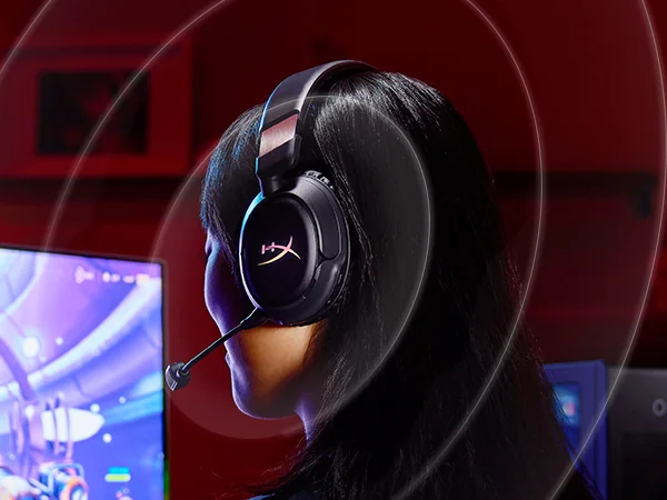 Auriculares Gaming HyperX Cloud Flight 2 Sem Fios RGB Preto - Imagem 4