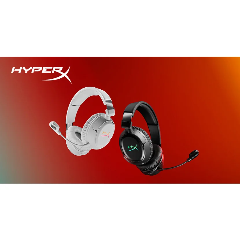 Auriculares Gaming HyperX Cloud Flight 2 Sem Fios RGB Preto - Imagem 3