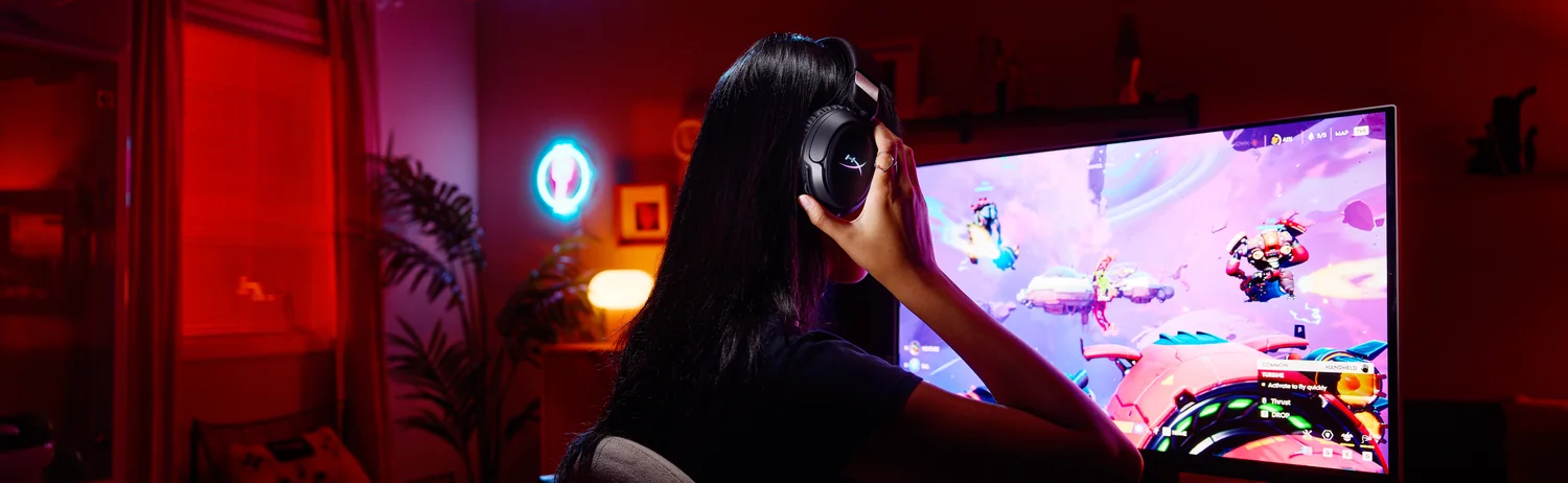 Auriculares Gaming HyperX Cloud Flight 2 Sem Fios RGB Preto - Imagem 6