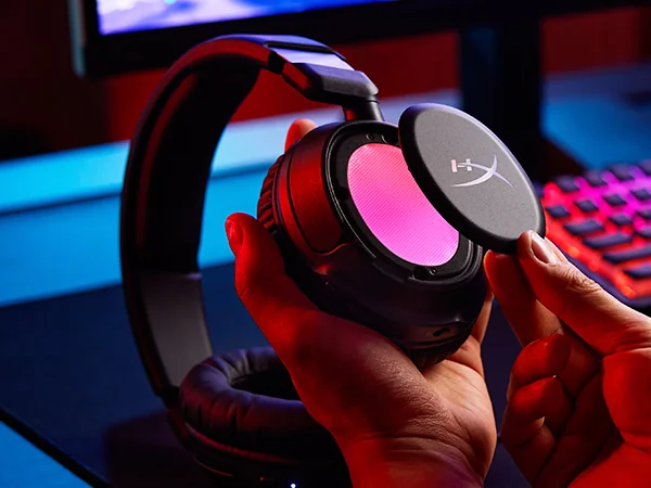 Auriculares Gaming HyperX Cloud Flight 2 Sem Fios RGB Preto - Imagem 5