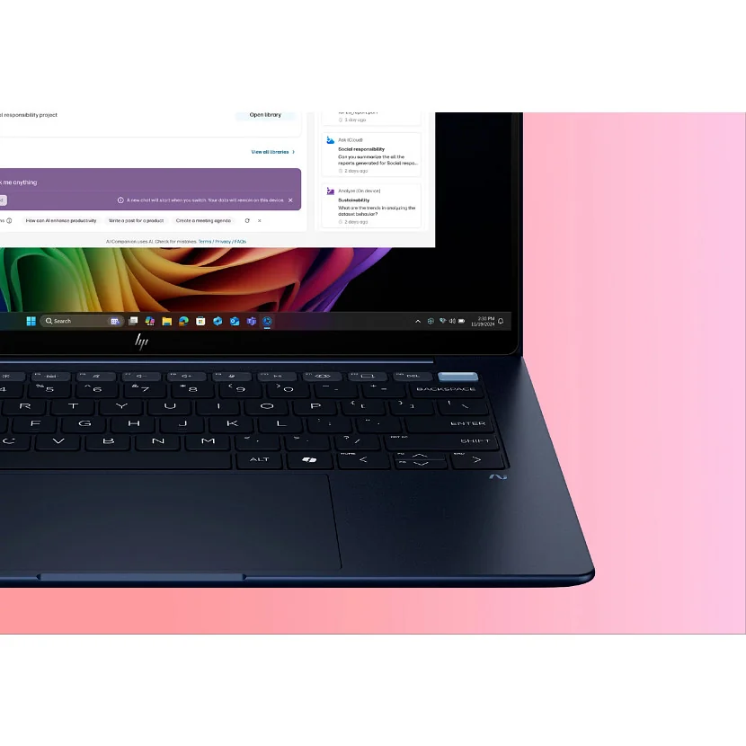 Portátil HP EliteBook Ultra G1i 14" 2.8K OLED Touch Intel Core Ultra 7 258V 32GB 1TB - Imagem 6