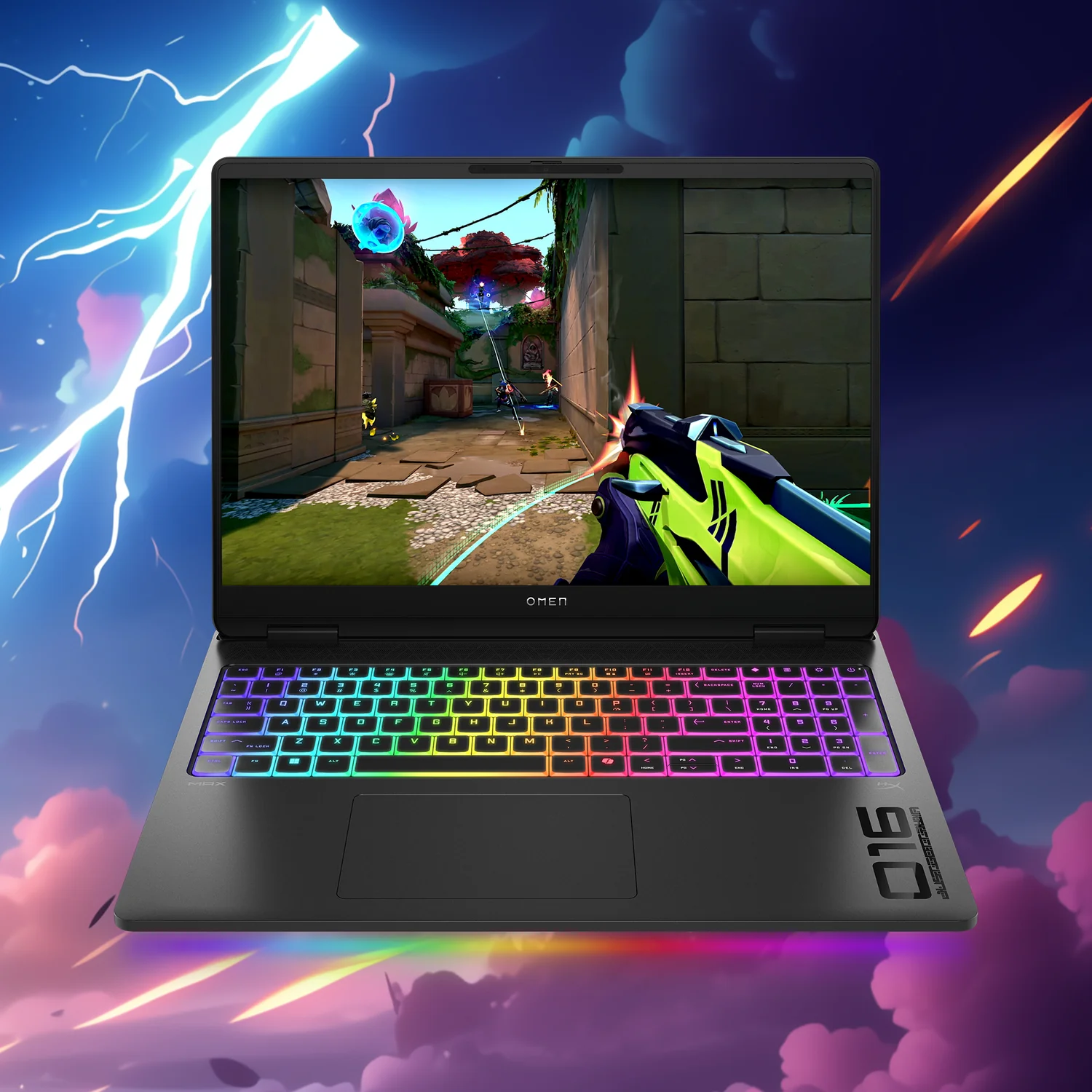 Portátil Gaming HP OMEN 16-ah0004np 16" Intel Core Ultra 9 275HX 64GB 2TB SSD OLED 240Hz Preto - Imagem 4
