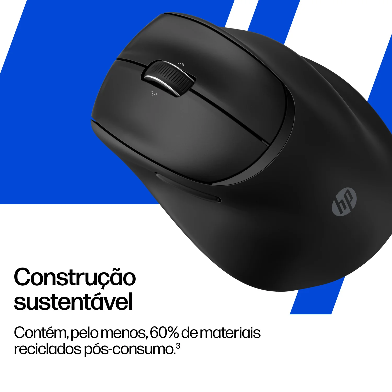 Rato ergonómico HP 720M sem fios com inclinação semi-vertical - Imagem 4
