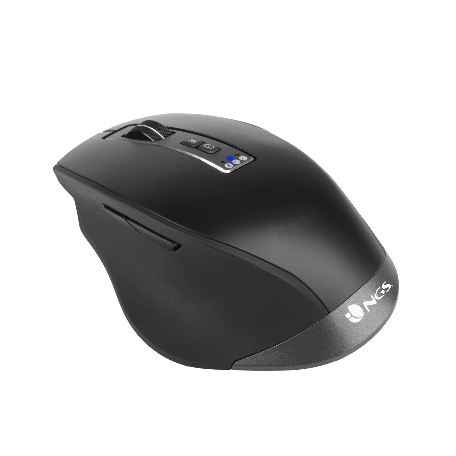 Rato Sem Fios NGS Blur-RB Multimodo Recarregável Bluetooth + USB 3200 DPI - Preto - Imagem 3