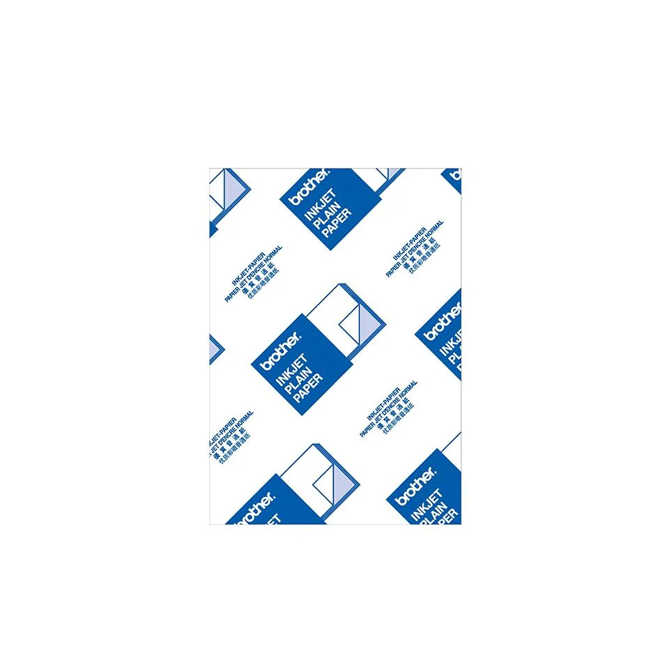 Papel A3 para impressão jato de tinta Brother BP60PA3 acetinado mate 73 g/m² 250 folhas branco - Imagem 1