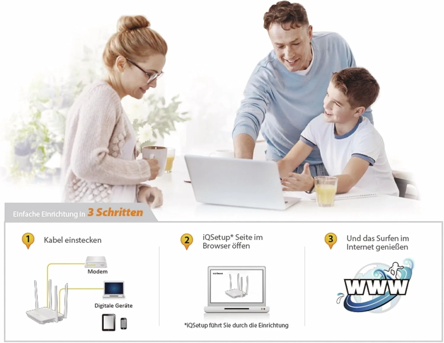 Router Wi-Fi Edimax BR-6478AC V3 AC1200 Dual-Band Gigabit - Imagem 2