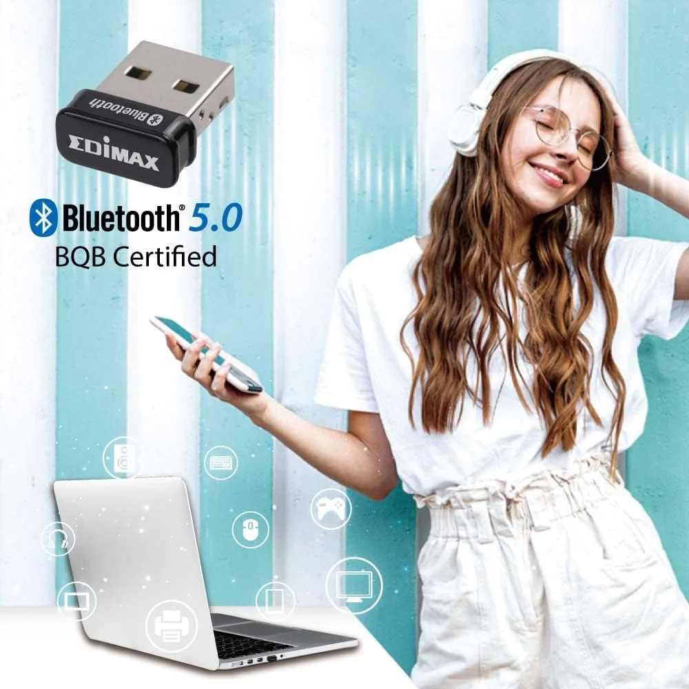 Adaptador USB Bluetooth Edimax BT-8500 Nano 5.0 - Imagem 7