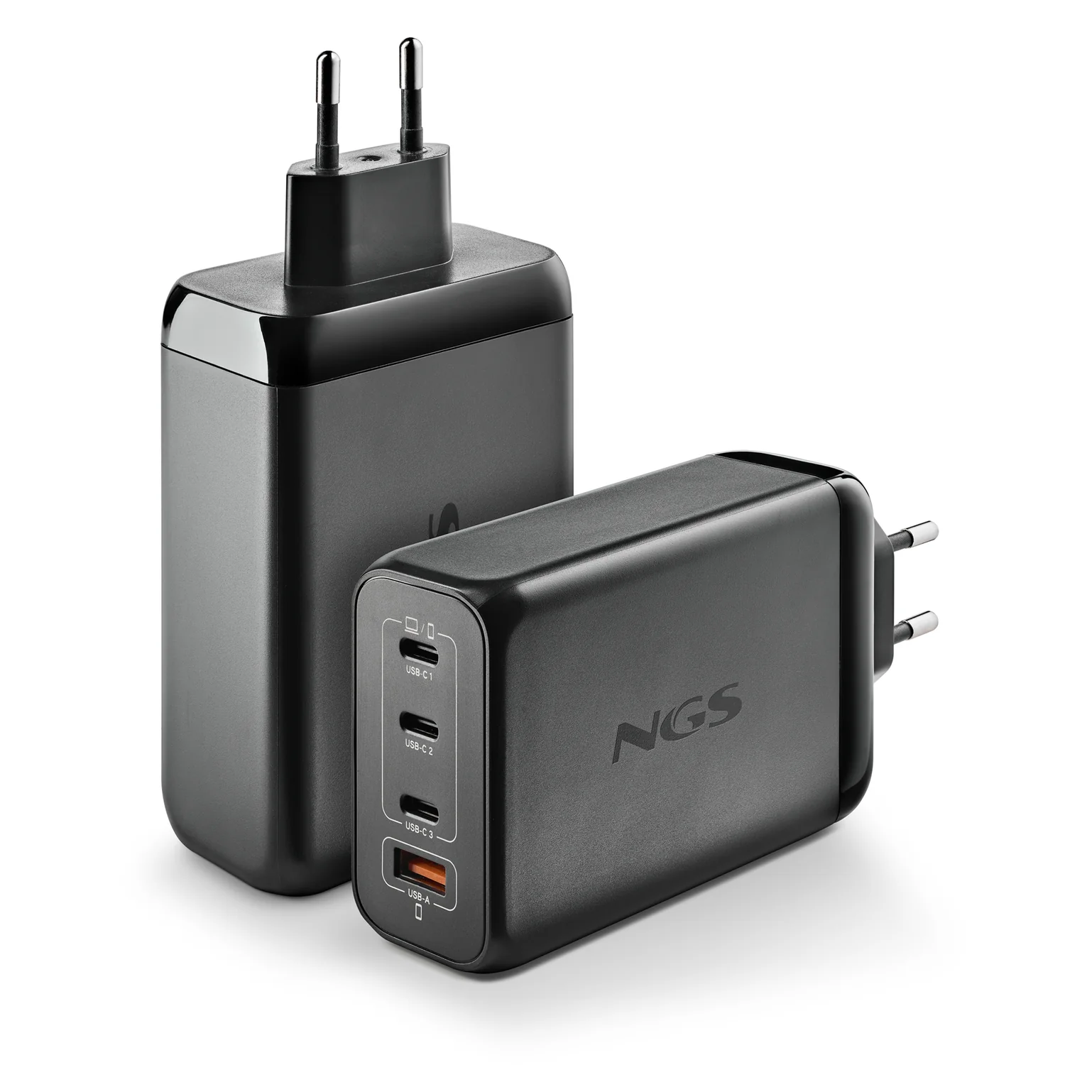 Carregador de Parede NGS BUD 240W GaN 4 Portas USB-C + USB-A Carregamento Rápido - Imagem 2