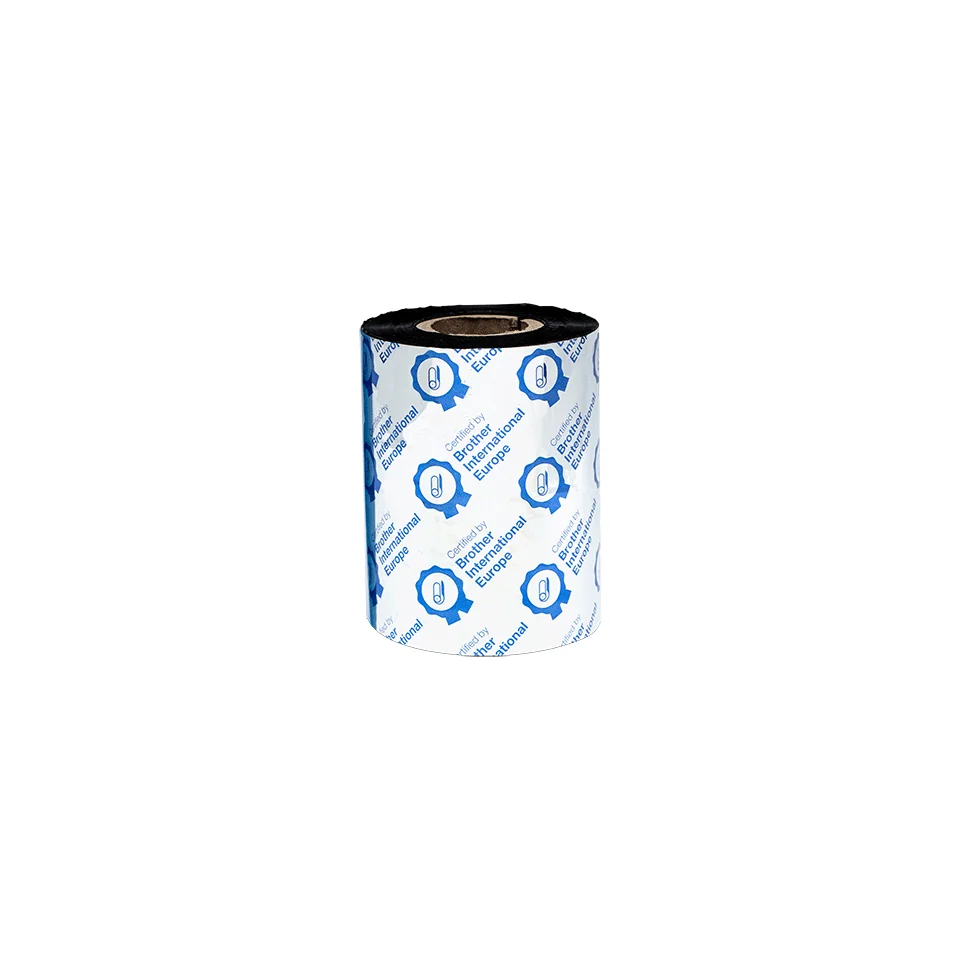 Ribbon de cera premium Brother BWP-1D300-080 80mm x 300m (caixa 12 rolos) - Imagem 2