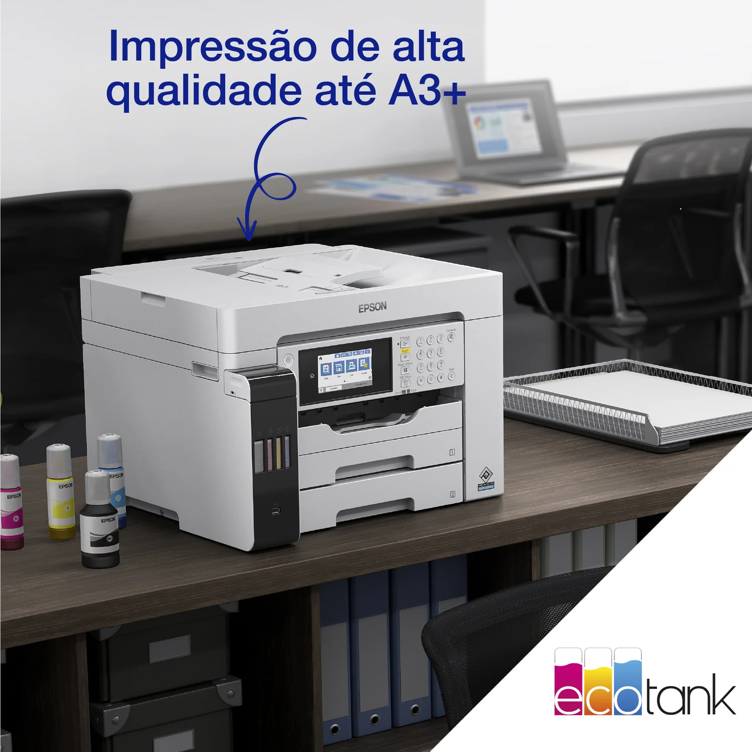 Impressora Multifunções Epson EcoTank Pro ET-16680 A3 Wi-Fi Duplex - Imagem 10