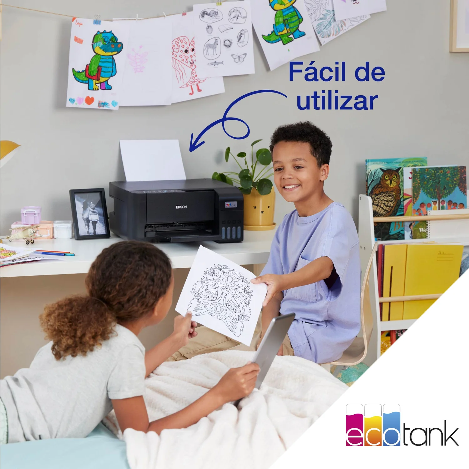 Impressora multifunções Epson EcoTank ET-2861 A4 Jato de Tinta 5760x1440 DPI 33 ppm Wi-Fi - Imagem 13