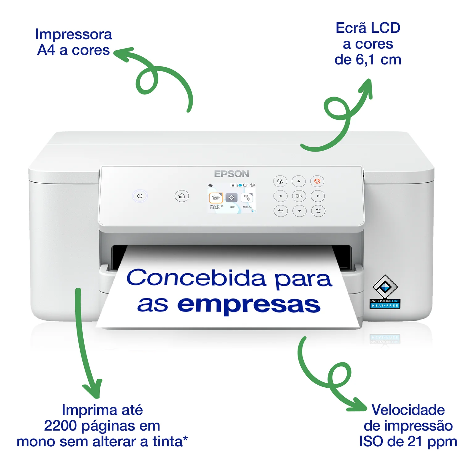 Impressora Jato de Tinta Epson WorkForce Pro WF-C4310DW A4 Wi-Fi Duplex (C11CK18401) - Imagem 9