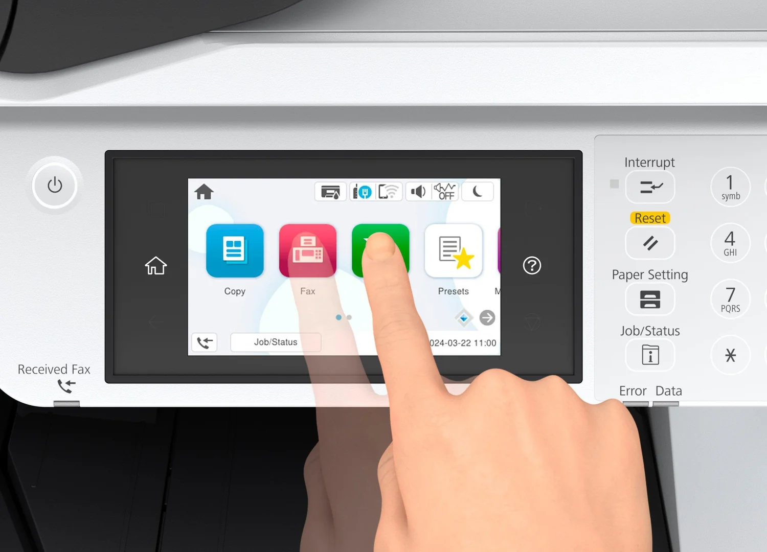 Impressora multifunções Epson WorkForce Pro EM-C7100DWF jato de tinta A3+ Wi-Fi com fax e duplex - Imagem 5