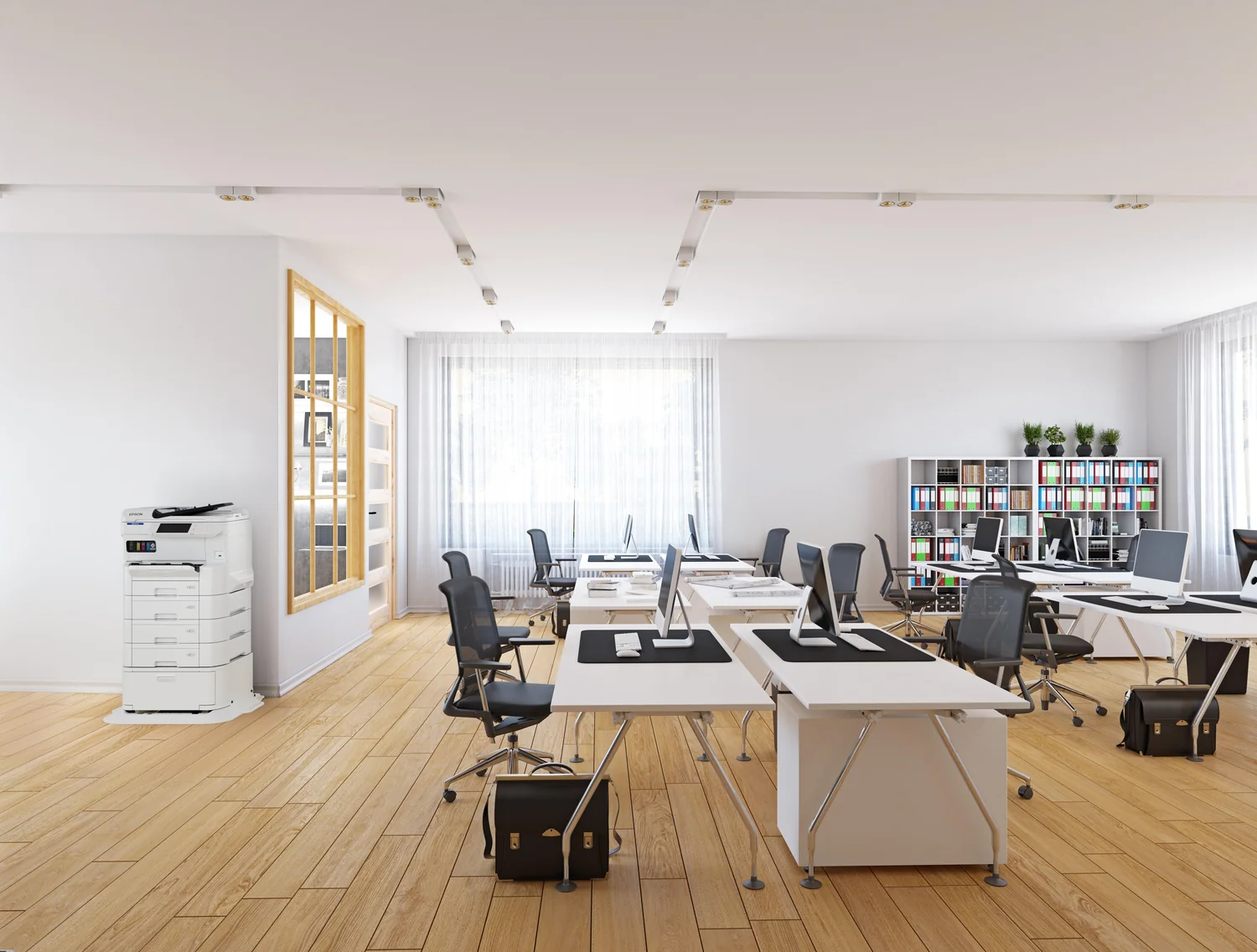 Impressora multifunções Epson WorkForce Pro EM-C7100DWF jato de tinta A3+ Wi-Fi com fax e duplex - Imagem 11