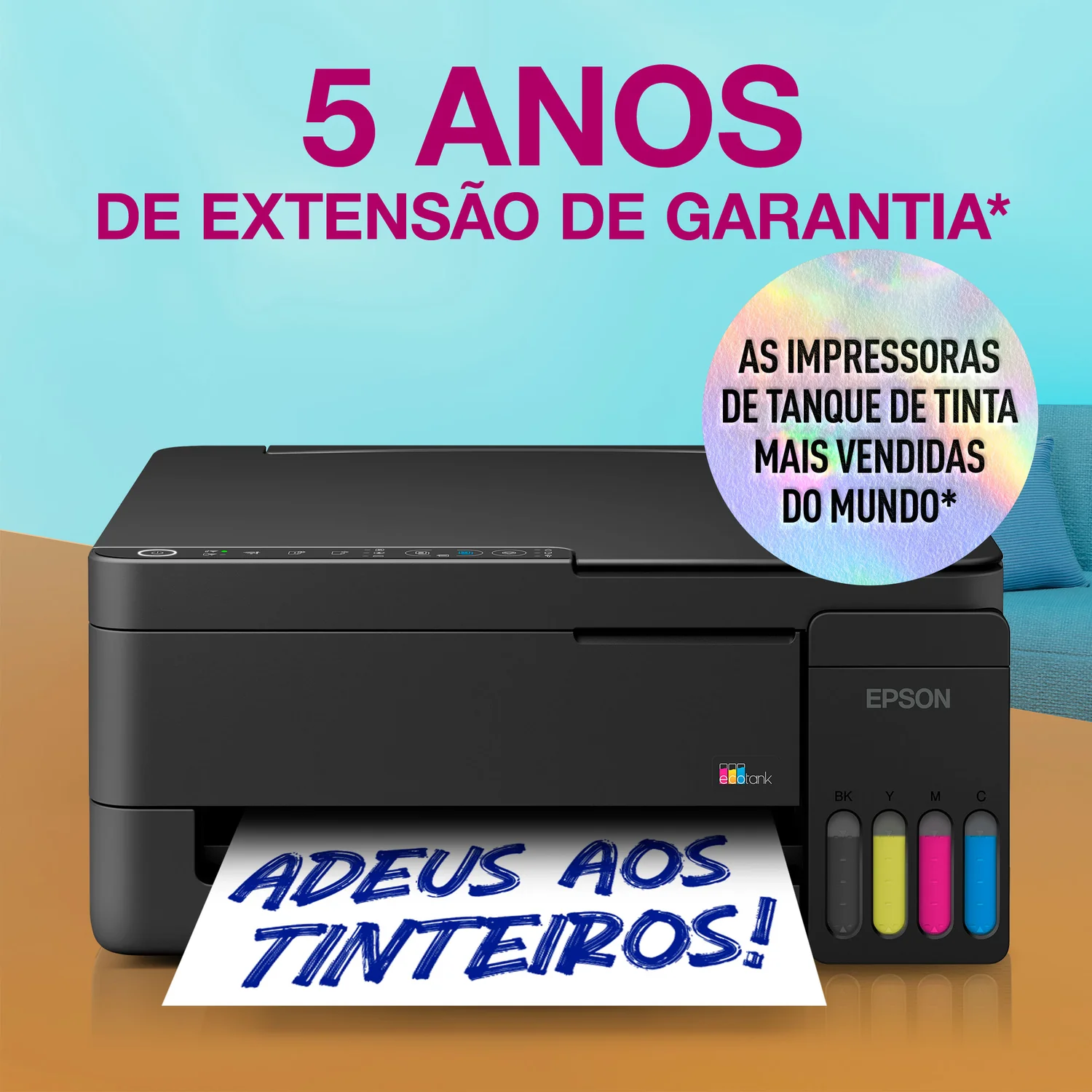 Impressora Multifunções Epson EcoTank ET-2911 Jacto de Tinta A cores Wi-Fi Wi-Fi Direct Ethernet Preto - Imagem 8