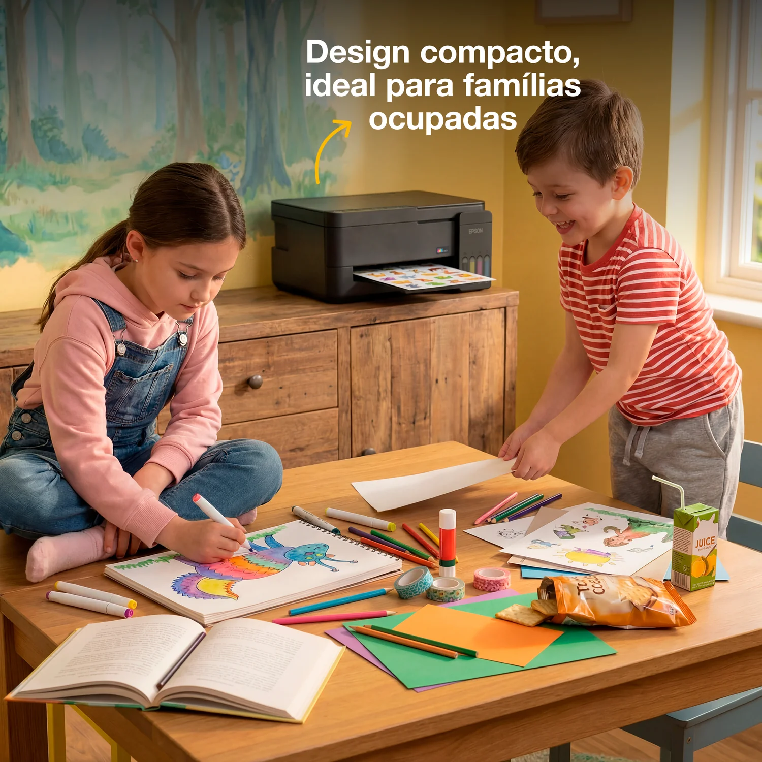 Impressora Multifunções Epson EcoTank ET-2911 Jacto de Tinta A cores Wi-Fi Wi-Fi Direct Ethernet Preto - Imagem 3