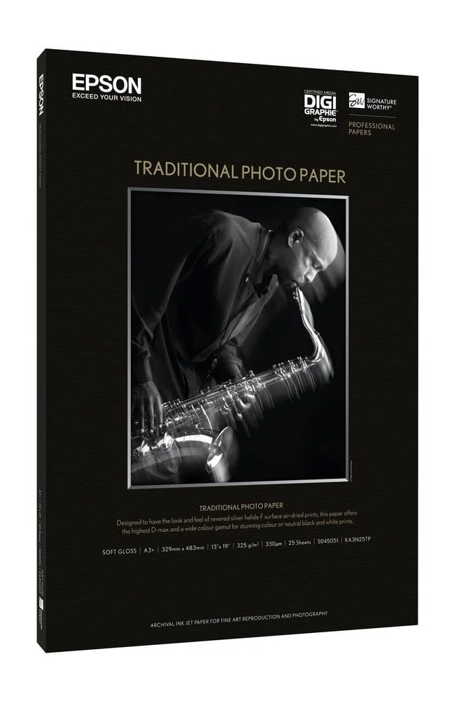 Papel Fotográfico Tradicional Epson A2 325/330 g/m² — 25 Folhas - Imagem 2