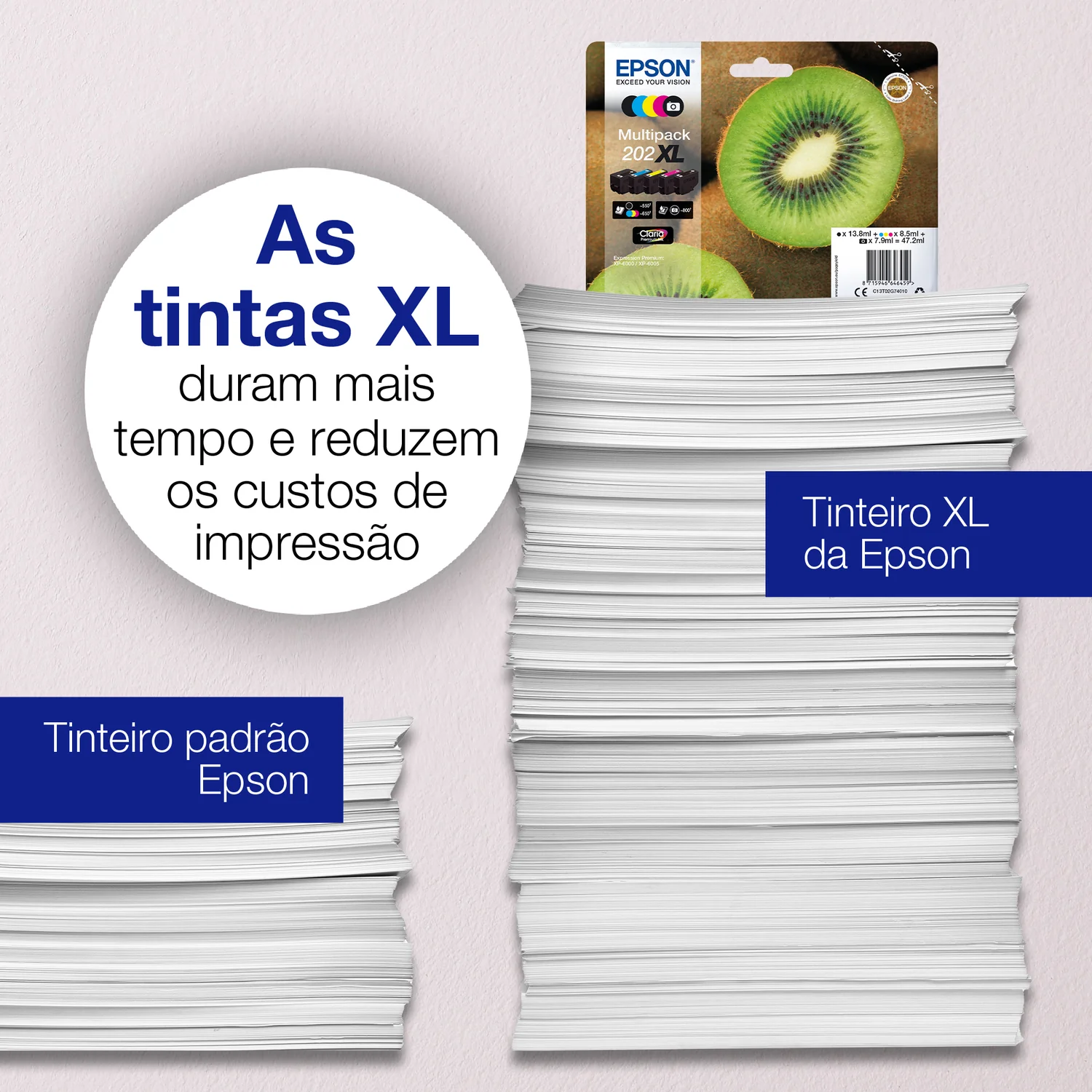 Tinteiro Epson 202XL Photo Black Claria Premium Original de Alta Capacidade - Imagem 4
