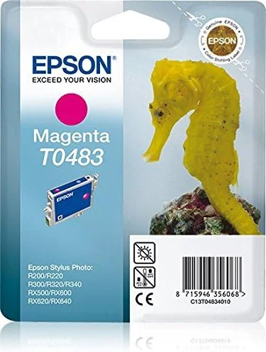 Tinteiro Epson T0483 Magenta Stylus Photo R300/R500 Original - Imagem 3