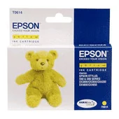 Tinteiro original amarelo Epson T0614 DURABrite Ultra Stylus D68PE D88 DX3800 DX4800